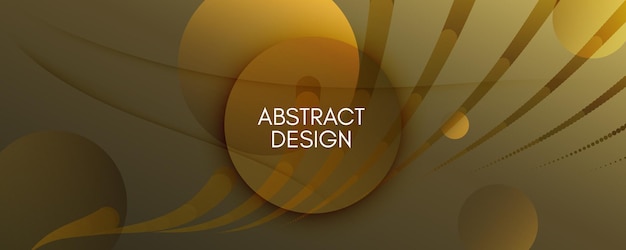 gradient landing page design with wave lines and shapes