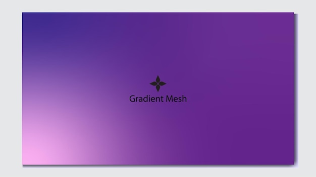 Gradient Mesh A Soft Blend of Purple Blue and Pink