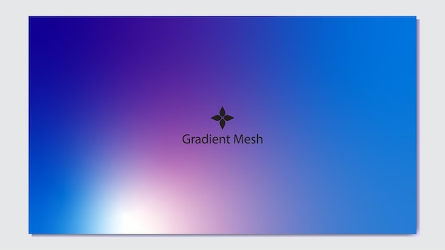 Gradient Mesh with Soft Blue Purple and Pink Hues