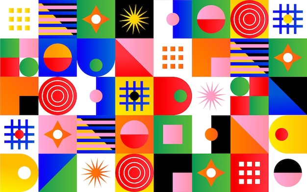 Gradient mosaik baggrund