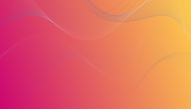 gradient orange wave background design