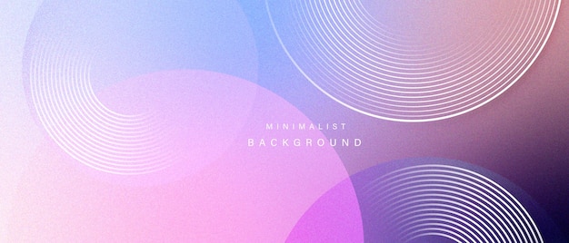 Gradient pastell abstrakt bakgrund med cirkelformer
