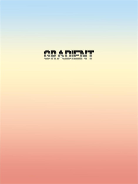 Gradient pattern for sublimation