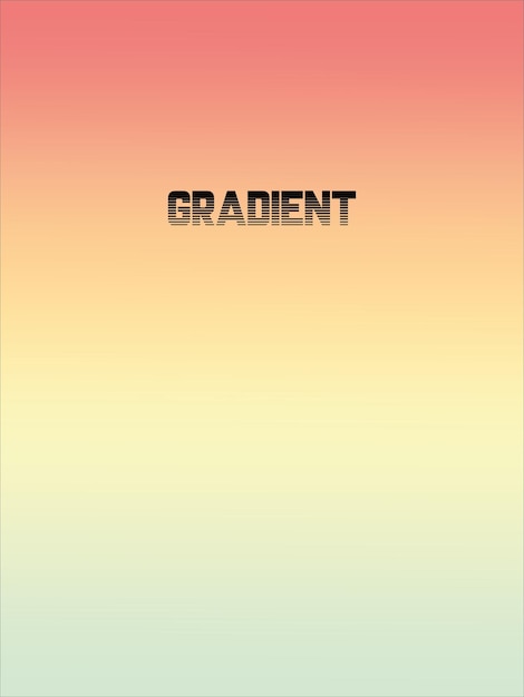 Gradient pattern for sublimation