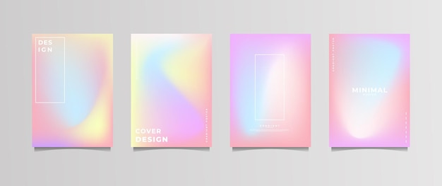Gradient poster for home wall decoration
