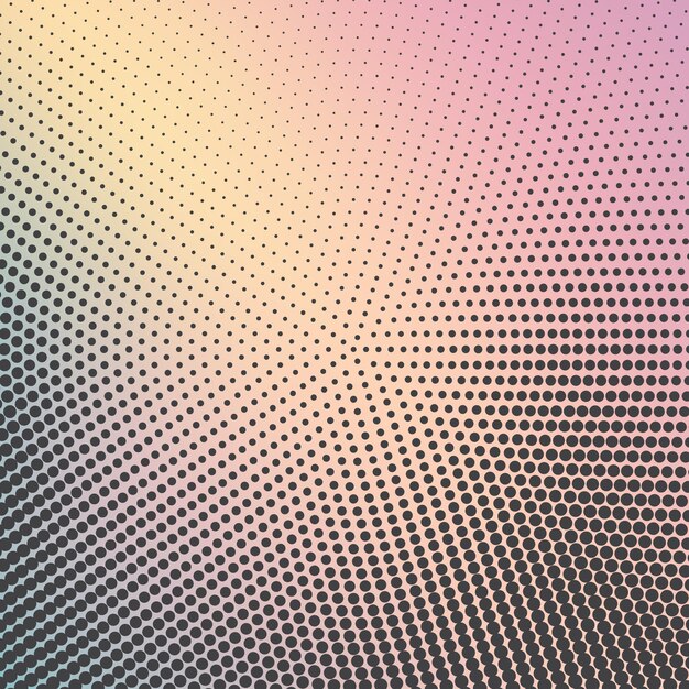 Gradient prikmønster. Abstrakt geometrisk baggrund. Diskotek og elegant stil illustration