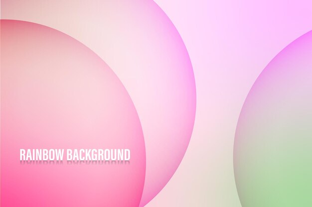 gradient rainbow background design with gradient wallpaper
