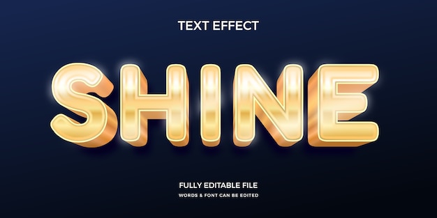 Gradient shine-teksteffekt