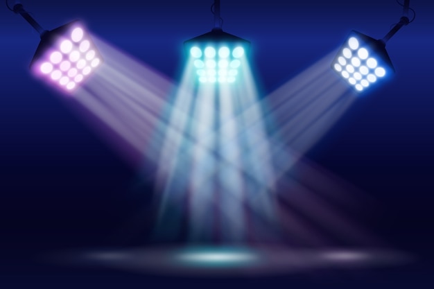 gradient spot lights background