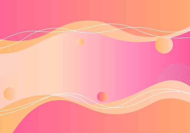 gradient wave papercut style with white lines background