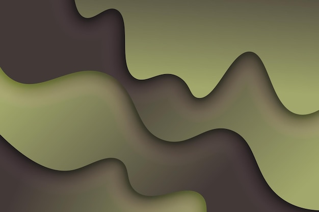 Gradient wavy shape background