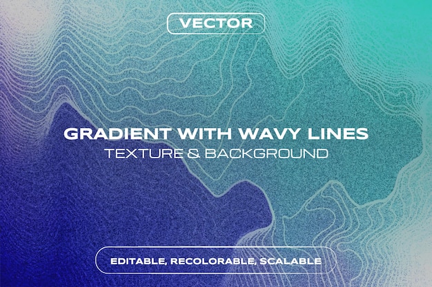 Gradient with wavy lines