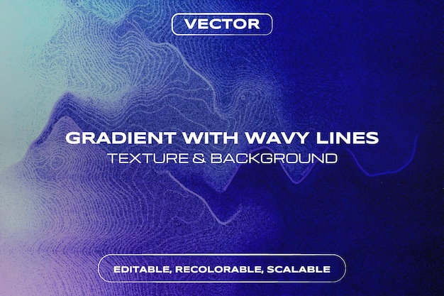 Gradient with wavy lines