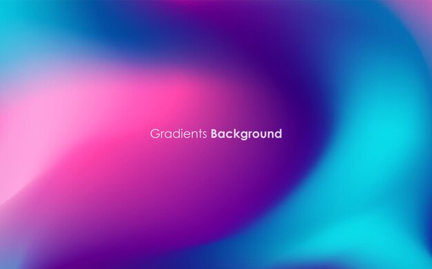 gradients blue purple and pink color light background