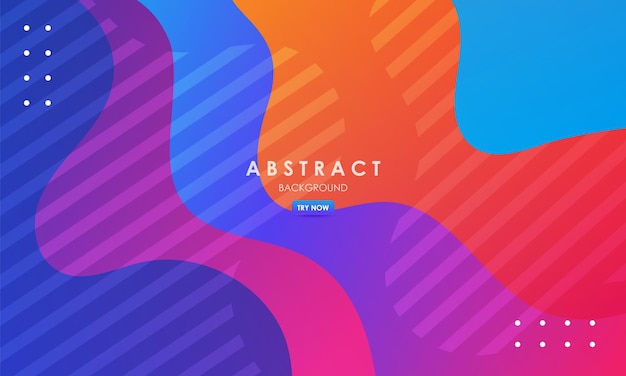 gradients colorful fluid shapes multicolor background