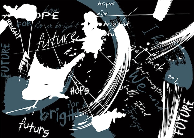 graffiti style seamless abstract pattern text splash t shirt print patterns Textiles shapes doodl