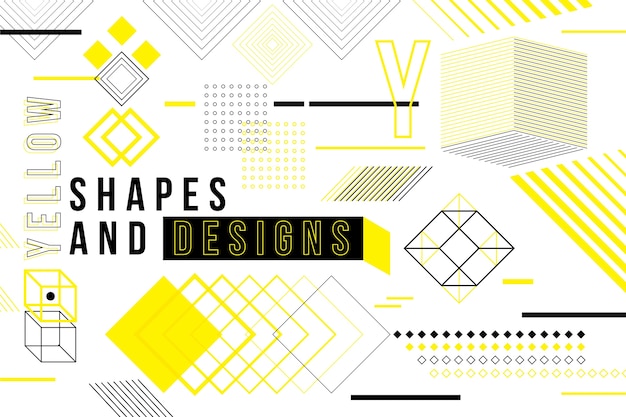 Grafisk design geometrisk tapet
