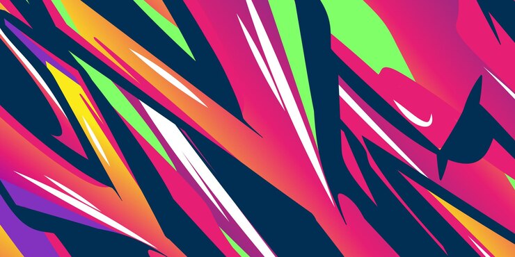 Grafiti vektör sanatı deseni renkli doku soyut renkli grafik tasarım