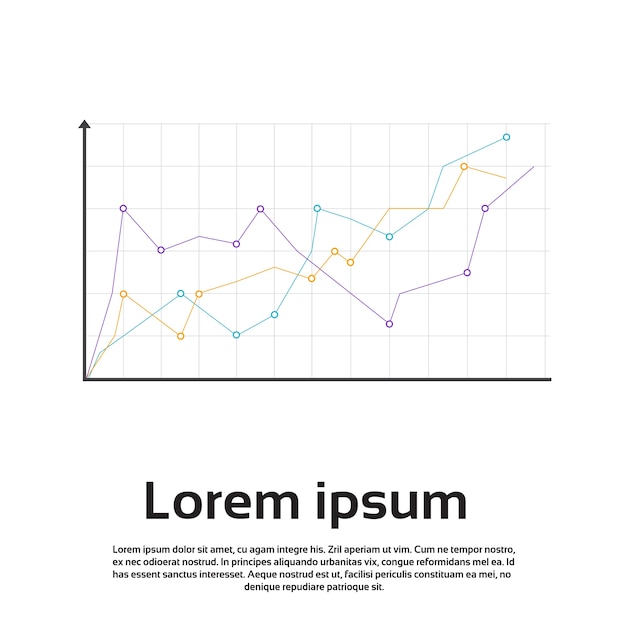Grafsæt Finans Infografik
