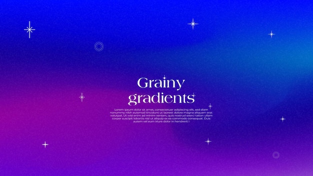 Grainy Gradient Background with Soft Colors and Sparkle Effects