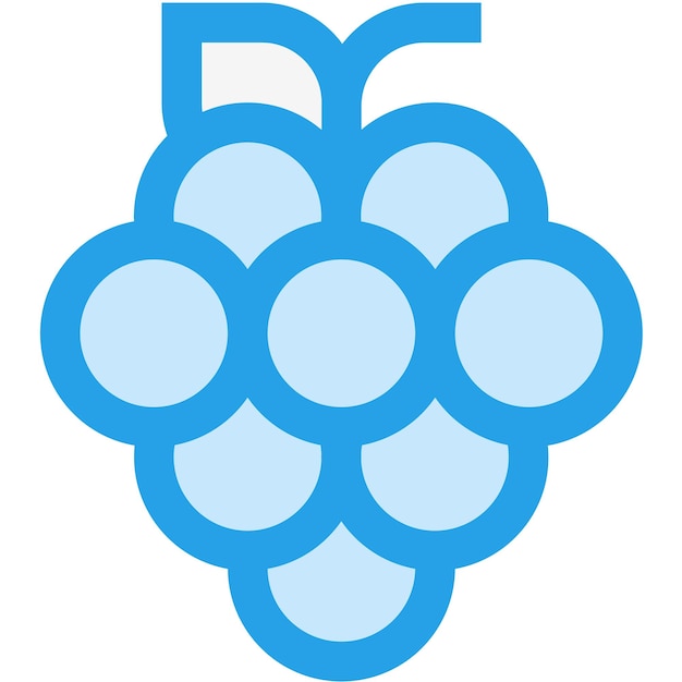 grapes vector icon design illustration