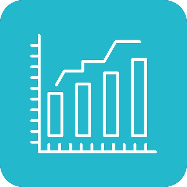 graph icon vector image can be used for web marketing