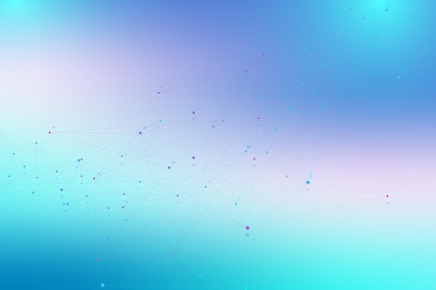 Graphic abstract background communication. Big data visualization. Perspective backdrop with connected lines and dots. Social networking. Illusion of depth. Vector illustration.