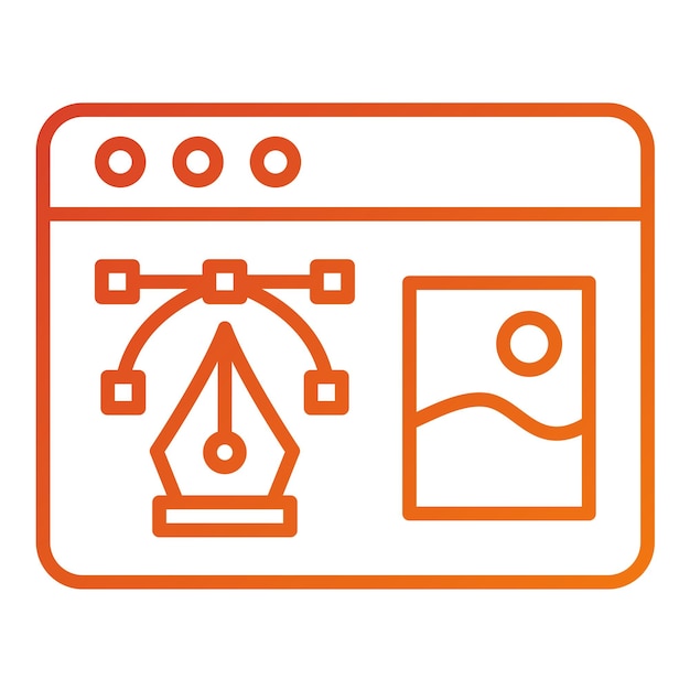Graphic Design Icon Style