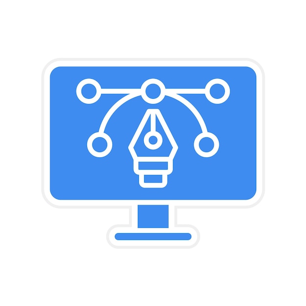 Graphic Design icon vector image Can be used for UX and UI