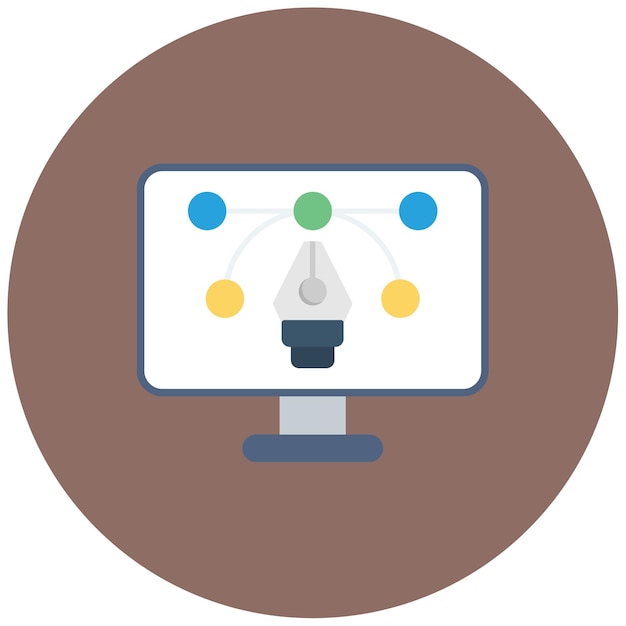 Graphic Design icon vector image Can be used for UX and UI