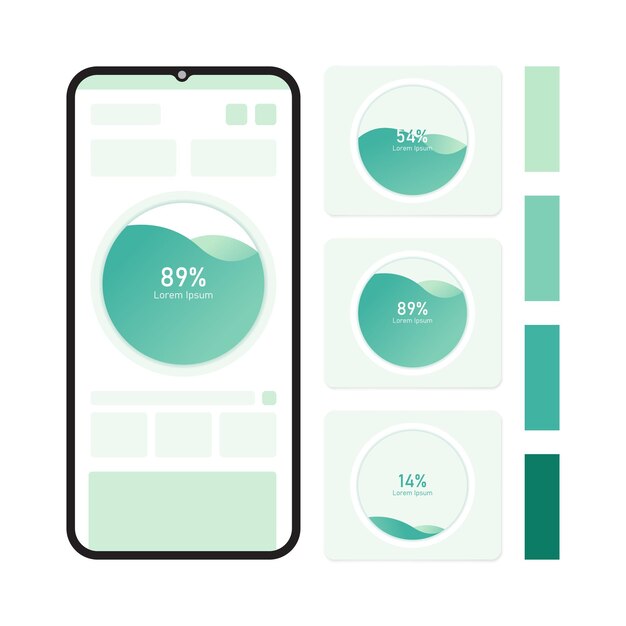 graphic elements for user interface design
