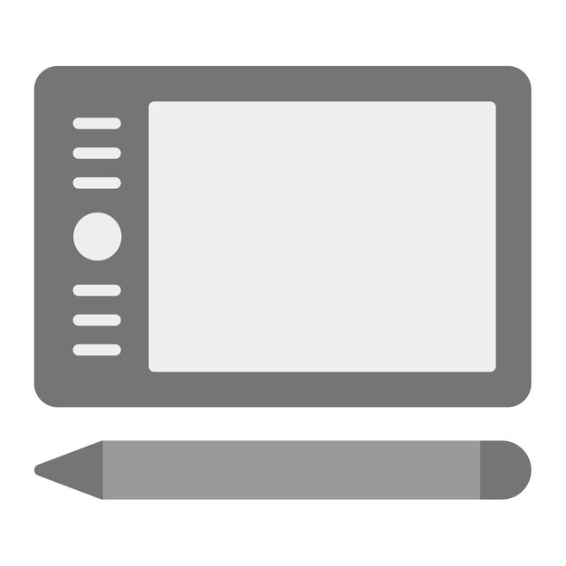 graphic tablet icon vector image can be used for computer and hardware