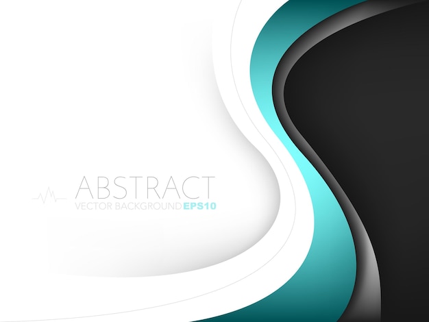 graphic vector curve line overlap background for text and message design