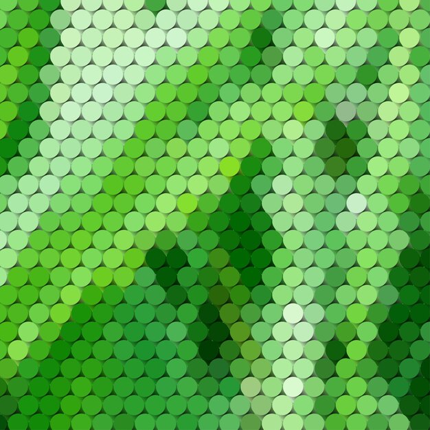 Grass themed background with circular grid