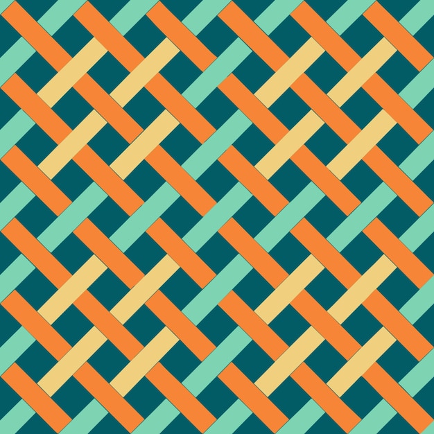 Gratis sømløs geometrisk abstrakt teksturmønster vektor illustration wallpaper baggrund