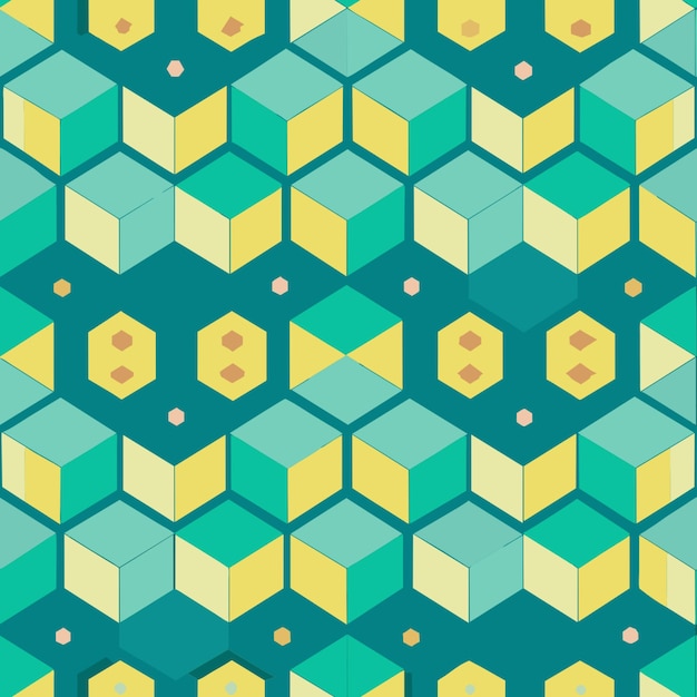 Gratis sømløs geometrisk abstrakt teksturmønster vektor illustration wallpaper baggrund