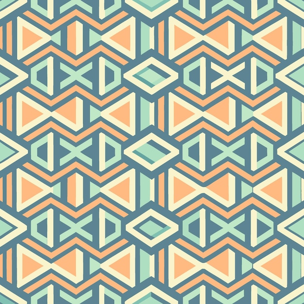 Gratis sømløst mønster, abstrakt tekstur, geometrisk vektorillustration, design wallpaper baggrund