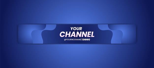 Gratisvektorergradientyoutubehorisontalbanner