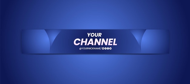 Gratisvektorergradientyoutubehorisontalbanner