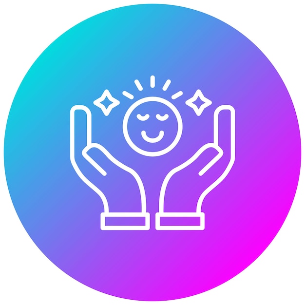 Gratitude vector icon Can be used for Core Values iconset