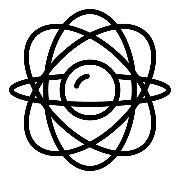 gravity gyroscope icon outline gravity gyroscope vector icon for web design isolated on white background