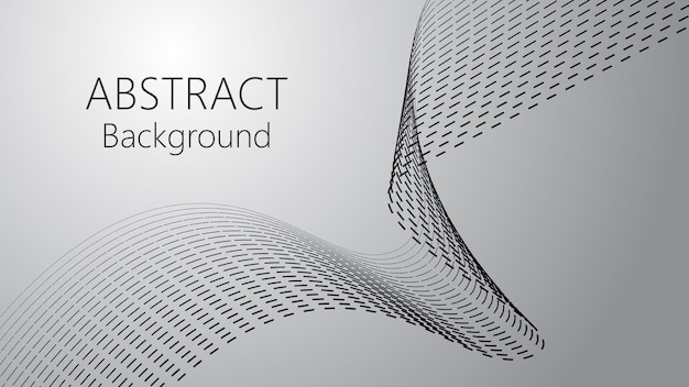 Gray abstract background with curve line vector image illustration for backdrop or wallpaper