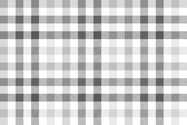 Gray check plaid seamless pattern