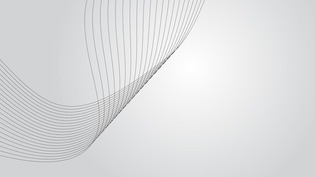 Gray gradient background wallpaper vector image for backdrop or presentation