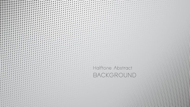 gray gradient with halftone abstract background vector image