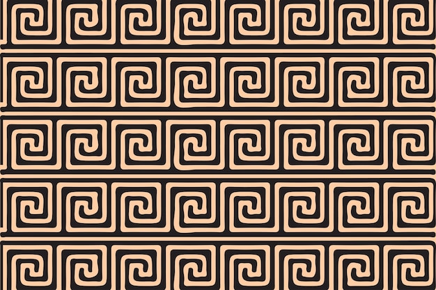 Greek key pattern background Vintage vector pattern