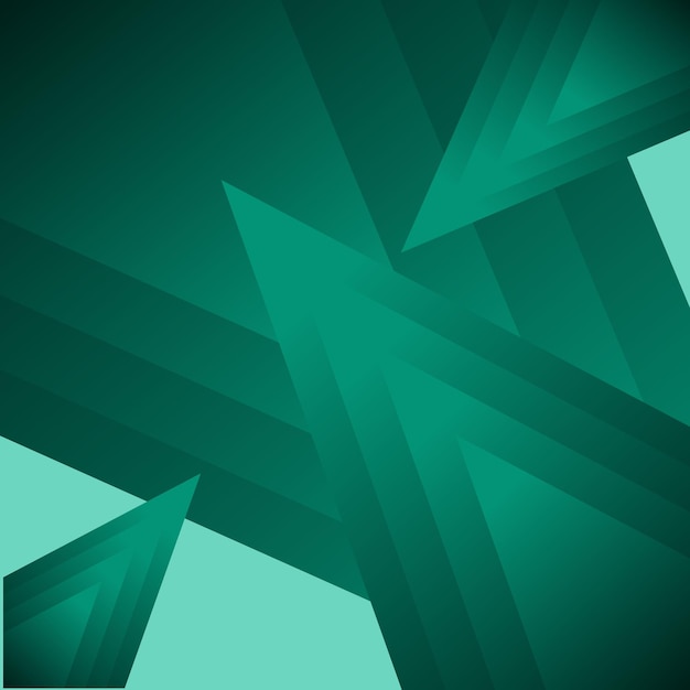 green abstract triangle background design