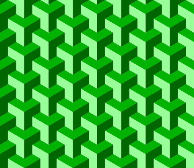 Green abstract triangle geometric seamless pattern background