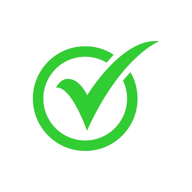 green check mark icon