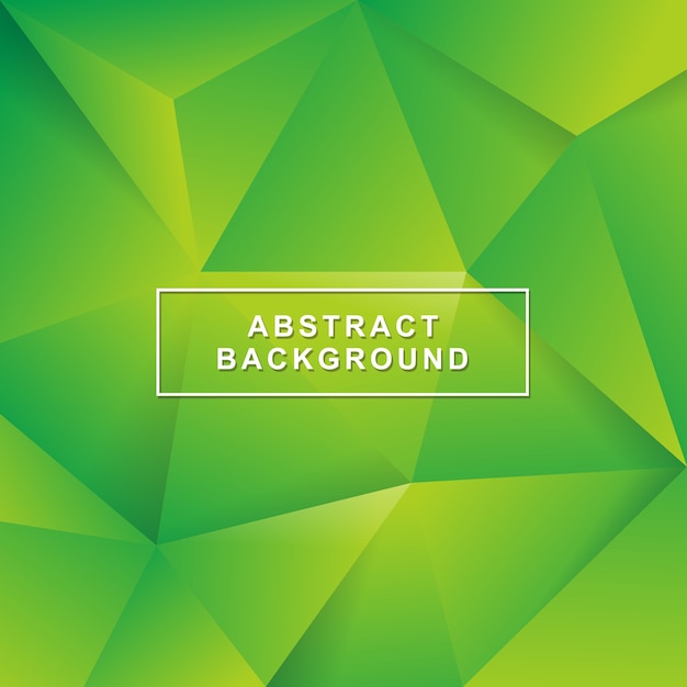 Green Geometric background
